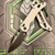 Heretic Knives Koschei Standard Tactical Knife - Battleworn Black with Blizzardworn Chassis | Premium Magnacut Steel Blade & Ergonomic Handle