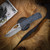 McNees Knives Little Dixon Blue/ Bronze Atomic Rock, Stonewashed Hardware 3.25
