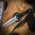 McNees Knives FX Stalker Stonewashed Atomic, Black G-10 SIMS1T2598
