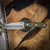 McNees Knives FX Agent Stonewashed Atomic, Green G-10