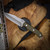 McNees Knives FX Agent Stonewashed Atomic, Green G-10 SIMS1T2593