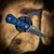 Auxiliary Manufacturing Pocket Bowie Fixed Blade Knife – Blue Micarta | Black PVD Blade