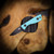 Auxiliary Manufacturing Runt Fixed Blade Knife - Tiffany G10 Handle - Black PVD Blade