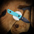 Auxiliary Manufacturing Runt XL Fixed Blade Knife - Tiffany G10 | Black PVD Blade