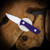 Auxiliary Manufacturing Runt XL Fixed Blade Knife - Purple G10 Handle - Premium Production Model