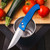 Protech Knives Brend Classic Auto - Walter Brend Design | Diamond Textured Blue Aluminum Handles & Stonewash Magnacut Blade WB1105-Blue