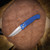 Protech Knives Brend Classic Auto - Walter Brend Design | Diamond Textured Blue Aluminum Handles & Stonewash Magnacut Blade