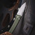 Protech Knives Scapegoat Compact Auto by Ramon Chavez - Green Aluminum Handle, MagnaMax Blade, Deep Carry Clip RCS1105-Green