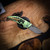 Hypercut Manufacturing Dharma Manual S45VN Knife - Premium Green Anodized Titanium EDC with Superior Edge Retention
