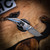 Hypercut Manufacturing Dharma Manual S45VN Knife - Precision Titanium Frame with Blue-Anodized Accents