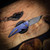 Hypercut Manufacturing Dharma Manual Knife S45VN - Blue Flame Anodized Titanium Frame & Scales, Precision Crosshatch Milling CCHM0286