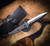 Heretic Knives Mini Nephilim Stonewash Standard, Carbon Fiber Scales H069-2A-CF
