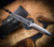 Heretic Knives Mini Nephilim Stonewash Standard, Carbon Fiber Scales H069-2A-CF
