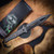 Heretic Knives Mini Nephilim DLC Standard, Carbon Fiber Scales H069-6A-CF