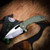 Heretic Knives Martyr Tanto Manual Stonewash Standard, OD Green Polymer Chassis H057-2A-GRN