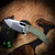 Heretic Knives Martyr Tanto Manual Stonewash Standard, OD Green Polymer Chassis H057-2A-GRN