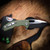 Heretic Knives Martyr Tanto Manual Stonewash Standard, OD Green Polymer Chassis H057-2A-GRN