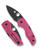 Spyderco Lil Native Lightweight Pink FRN Black DLC Blade C230PPNBK