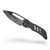 Heretic Knives Custom Koschei Chad Nichols Wavepool Damascus Ti DLC BSW26-002