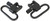 Bulldog BD880 Deluxe Locking Swivel Set Black 1" Steel TSW|180755