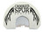 Foxpro CSMOUTHWHTSLASH Crooked Spur V-Cut Slash Diaphragm Call Triple Reed Turkey Sounds Attracts Turkeys White TSW|126596