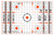 EZ-Aim 15333100 Sight-In Grid Paper Self-Adhesive 12" x 12" Orange/White 100 Per Pack TSW|143545