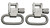 GrovTec US Inc GTSW03 Locking Rifle 1" Satin Nickel Steel TSW|75619