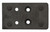 Walther Arms 5136212 Optic Plate Black Steel Fits Walther PDP 2.0 TSW|180002