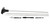 Hoppe's 3PSS Bench Rest Cleaning Rod 22 Cal & Larger Universal Firearms Stainless Steel TSW|87269