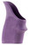 Hogue 18406 HandAll Beavertail Grip Sleeve Textured Purple Rubber for Glock 26, S&W M&P Shield, Ruger LC9 TSW|29211