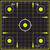 Allen 15211-30 EZ Aim Splash Hanging 12"x12" Black/Chartreuse 30 Pack TSW|189430