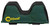 Caldwell 263234 Universal Front Rest Bag Filled Green w/Black Accents 600D Polyester w/Leather Padding TSW|131608