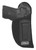 Uncle Mike's 89361 Inside The Pants Holster IWB Size 36 Black Suede Like Belt Clip Fits Sm Frame 5rd Revolver w/Hammer Spur Fits 2" Barrel Right Hand