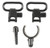 Uncle Mike's 15912 Magnum Band Swivel Set Quick Detach 115 SG-1 Blued 1" Loop for 12 Gauge Single/ Over Under Barrel Shotgun
