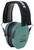 Walker's GWPRSMPASTL Razor Slim Passive Muff 27 dB Over the Head Teal/Black Polymer TSW|136322