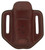 1791 Gunleather HDESSLCHNA EDC Heavy Duty Easy Slide Solo OWB Chestnut Leather Belt Slide Ambidextrous TSW|156300