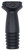 Ergo 4253BK Pop Bottle Vertical Forward Grip Black Polymer, Ribbed Lower for Picatinny Rail TSW|92409