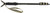 Allen 2163 Swift Shooting Stick Monopod made of Matte Black Aluminum with Padded Grip Surface & 21.50-61" Vertical Adjustment TSW|122547
