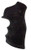 Hogue 80000 Monogrip Finger Grooves Black Rubber Fits Ruger GP100/Super Redhawk TSW|86406