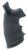 Hogue 25002 Conversion Monogrip Black Rubber with Finger Grooves for S&W N Frame with Round Butt TSW|86471