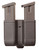 Blackhawk 410610PBK Double Mag Case Black Polymer Belt Clip Compatible w/ Double Stack 9mm/10mm/40/45/357 TSW|81951