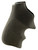 Hogue 78020 Tamer Cushion Black Rubber Grip with Finger Grooves for Ruger LCR, LCRx TSW|99542
