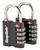 SnapSafe 76020 TSA Lock Resettable Open With Combination Metal 2 Per Pkg TSW|34070