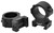 Warne V602M Horizontal Rings Vapor Matte Black 1" High 0 MOA TSW|151326