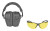 CHAMPION SHOOTING EYE/EAR COMBO BLK RSR|OUT40626