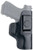 DeSantis Gunhide 031BBD9Z0 Insider OWB Black Leather Belt Clip Compatible w/Ruger LC9/Glock 42/43 Left Hand TSW|2478