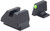 HK 51000938 Night Sight Set Fixed Extended Green Tritium/Black Frame, Fits H&K VP9 9mm Luger TSW|178743