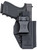 Rounded Gear RGUNVRSLSTNDRDBLK Universal Kydex IWB Black Kydex Belt Clip Fits Standard Sized Handguns Right Hand TSW|166164