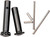Battle Arms Development BAD-EPS-TI-B(BLK) Enhanced Pin Set AR15/M16/M4/AR9 Black Titanium TSW|180813