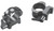 Weaver Mounts 49326 Lever Lok  Matte Black 1" High